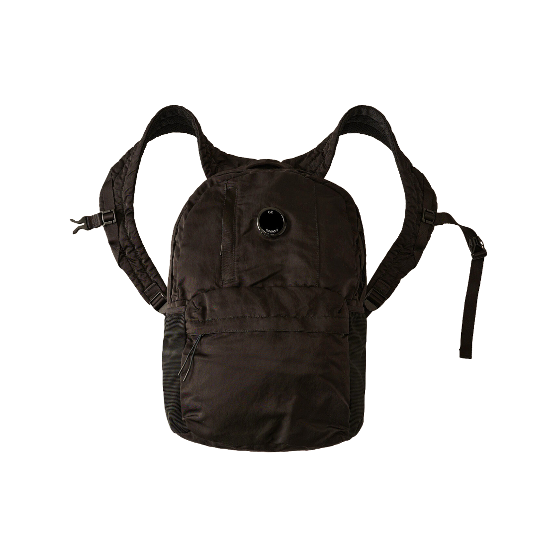 C.P. 컴퍼니 나일론 B 렌즈 백팩 블랙 - 26FW(C.P. Company Nylon B Lens Backpack Black - 26FW)