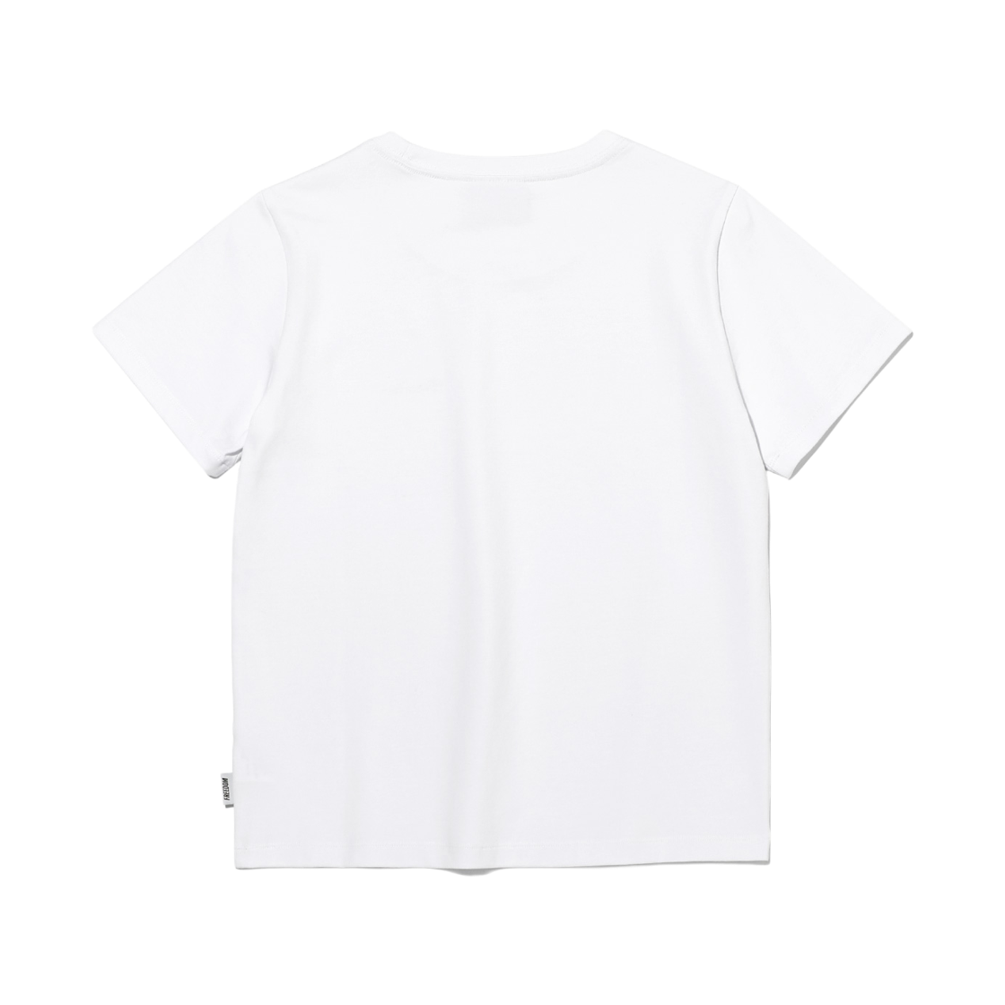 프리덤 우먼스 스몰로고 스탠다드핏 숏 슬리브 화이트(FREEDOM Women's Small Logo Standard Fit Short Sleeve White) - 2
