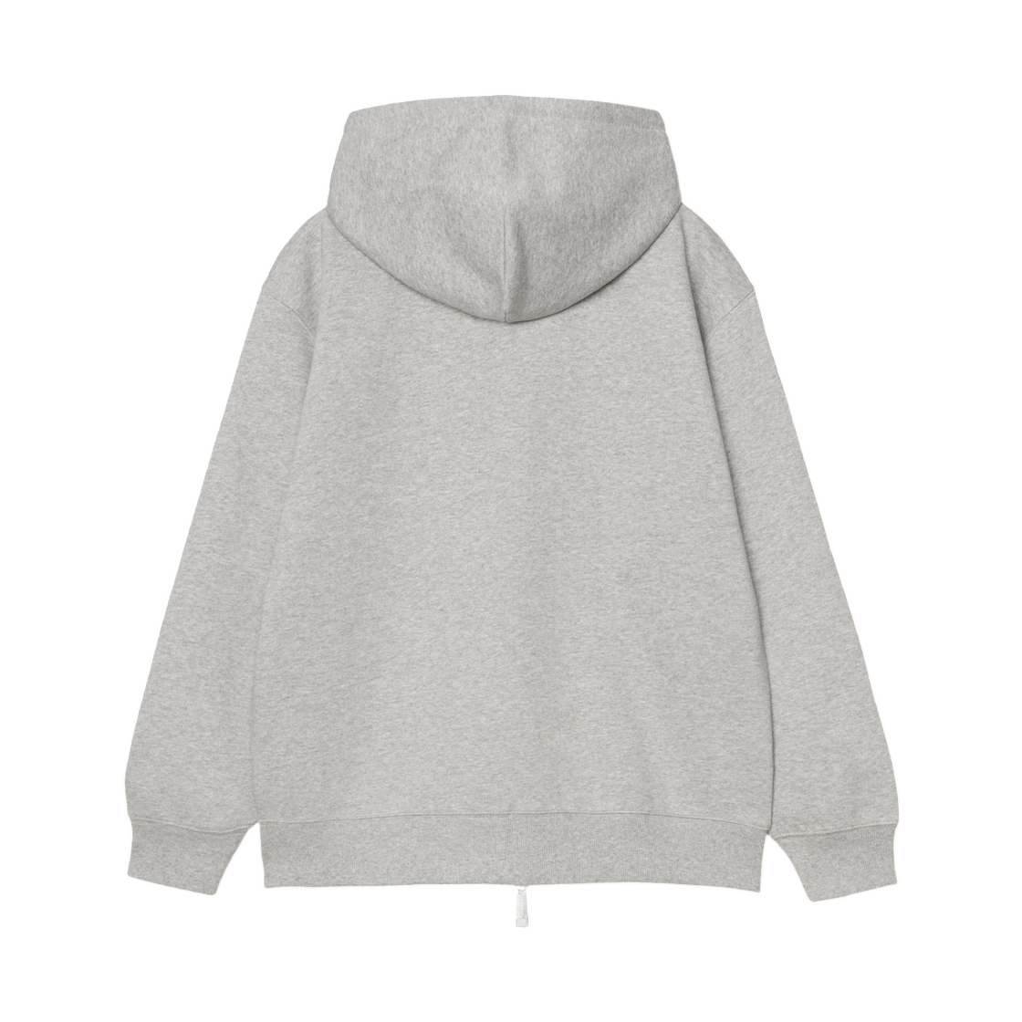 (W) 칼하트 WIP 후드 스몰 하트 패치 자켓 그레이 헤더 블랙((W) Carhartt WIP Hooded Small Heart Patch Jacket Grey Heather Black) - 2