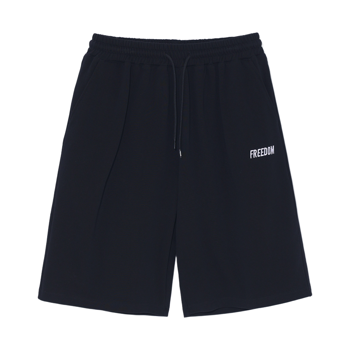 FD26MMST0380BK FREEDOM Basic Bermuda Cotton Shorts Black