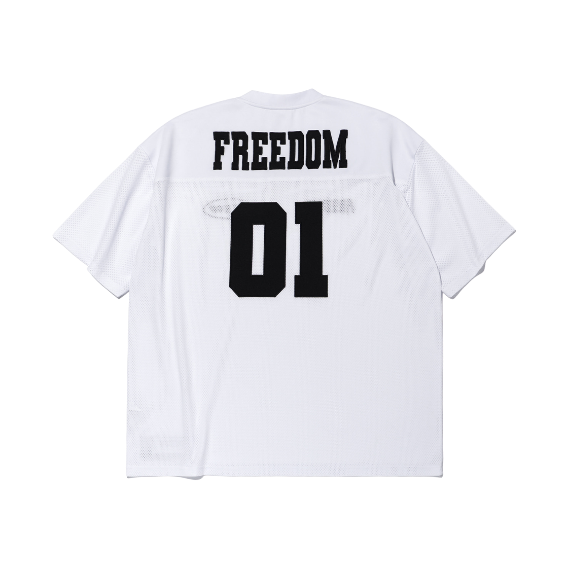 FD25LMTS091WBK FREEDOM Freedom Mesh Rugby Jersey White/Black