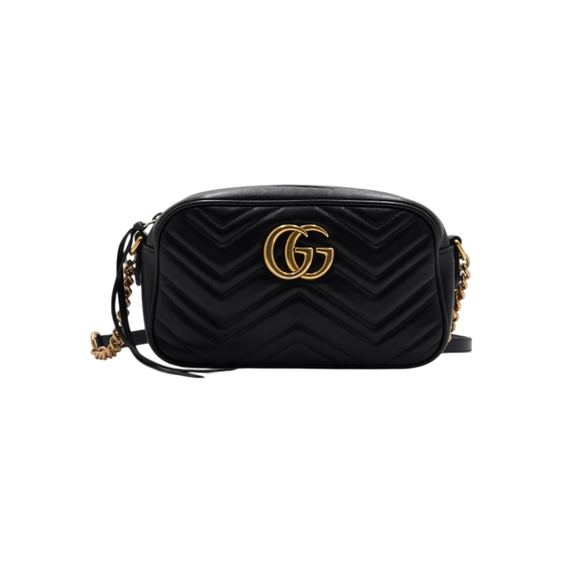 ITF8PVFUT9W6 Gucci GG Marmont Small Matelassé Chain Shoulder Bag/Crossbody