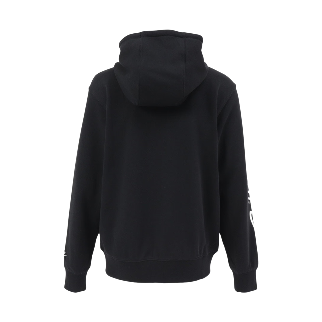 나이키 NSW 클럽 프렌치 테리 풀집 후드 블랙 화이트 - 아시아(Nike NSW Club French Terry Full-Zip Hoodie Black White - Asia) - 2