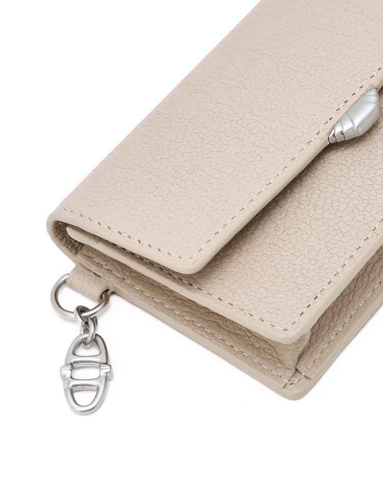 아떼 바네사브루노 액세사리 나크레 아이보리 명함지갑 AAHO6F615I2 베이지(Athe Vanessabruno Acc Nacre Ivory Business Card Holder Normal Beige) - 6