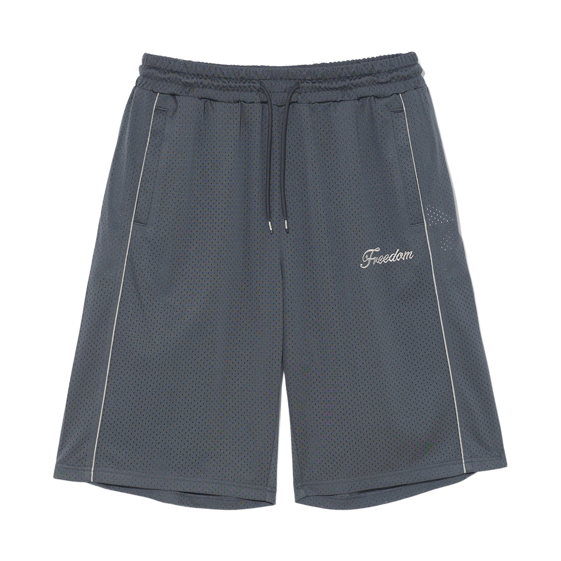 FD26MMST033DGY FREEDOM Sideline Mesh Bermuda Shorts Dark Gray