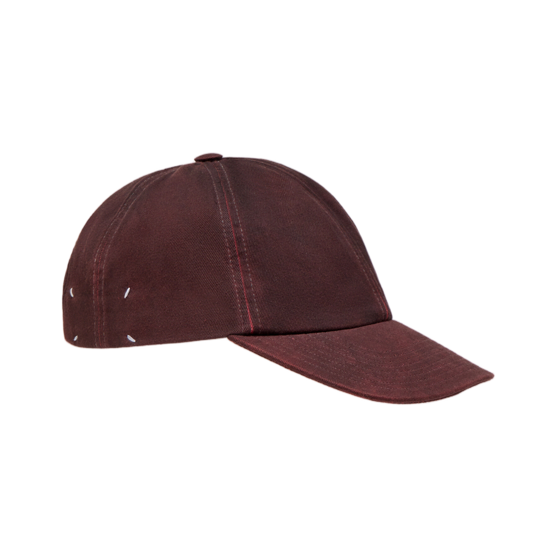 S50TC0082M36036359 Maison Margiela Cotton Cap Bordeaux
