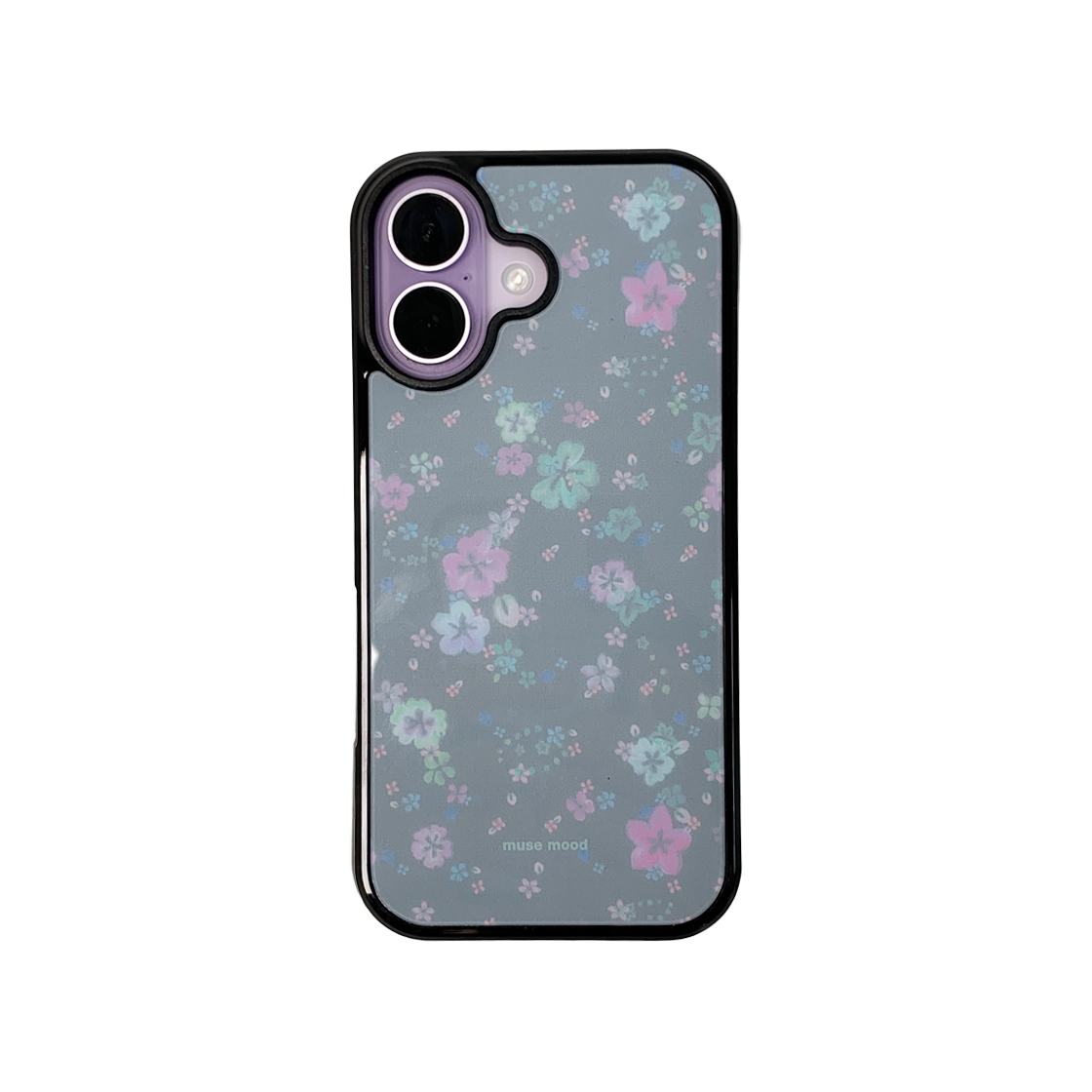 뮤즈무드 그레이 알로하 플라워 에폭시 휴대폰 케이스(Musemood Gray Aloha Flower Epoxy Phone Case) - 2