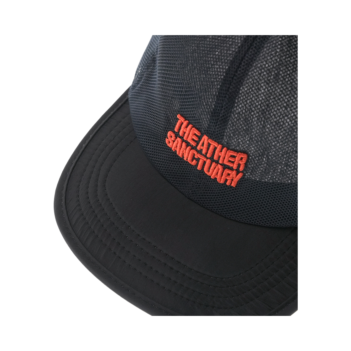 디아더생츄어리 오리진 볼륨 로고 메쉬캡 블랙(THE ATHER SANCTUARY Origin Volume Logo Mesh Cap Black) - 4