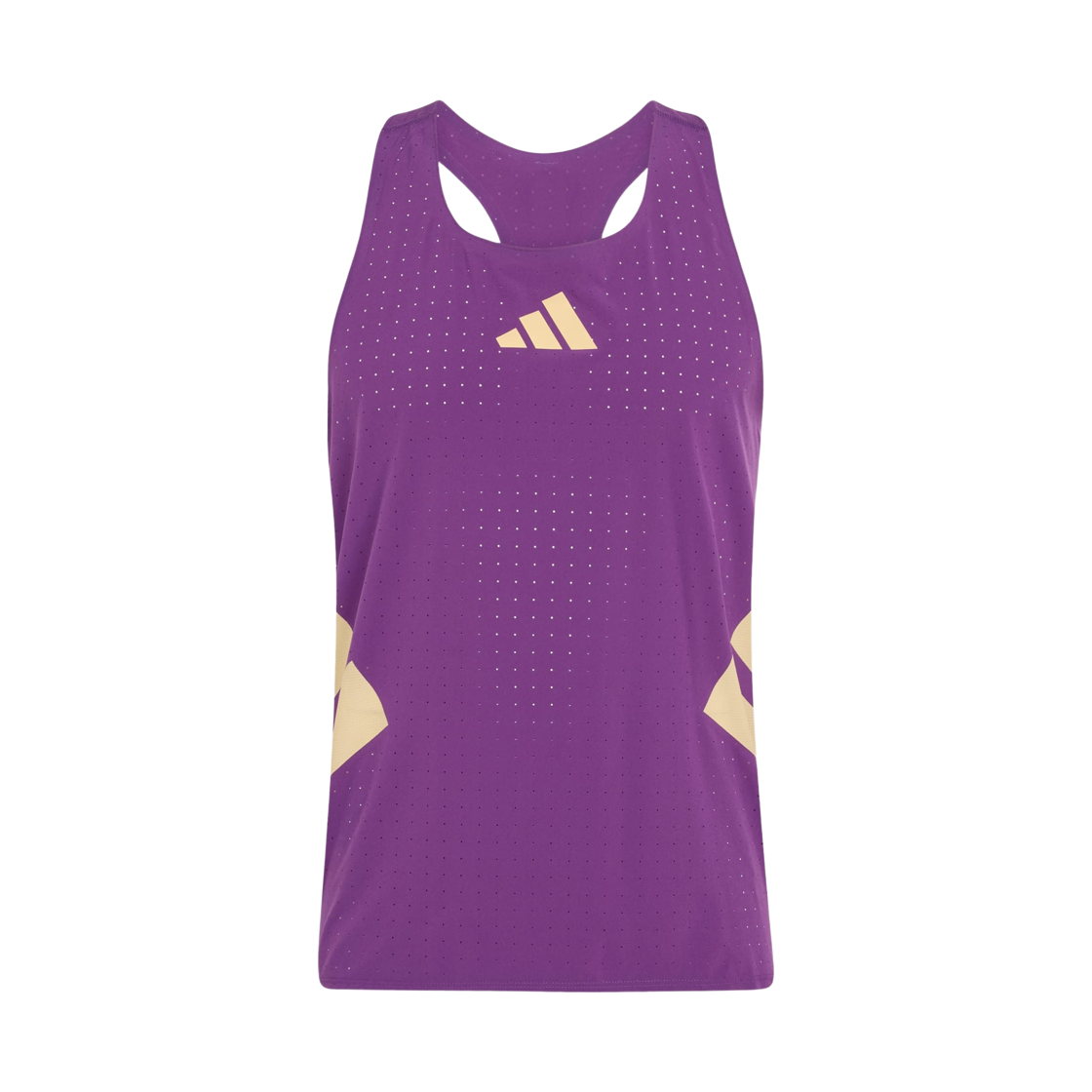 KA6119 Adidas Adizero Road To Record Singlet Tribe Purple - KR Sizing
