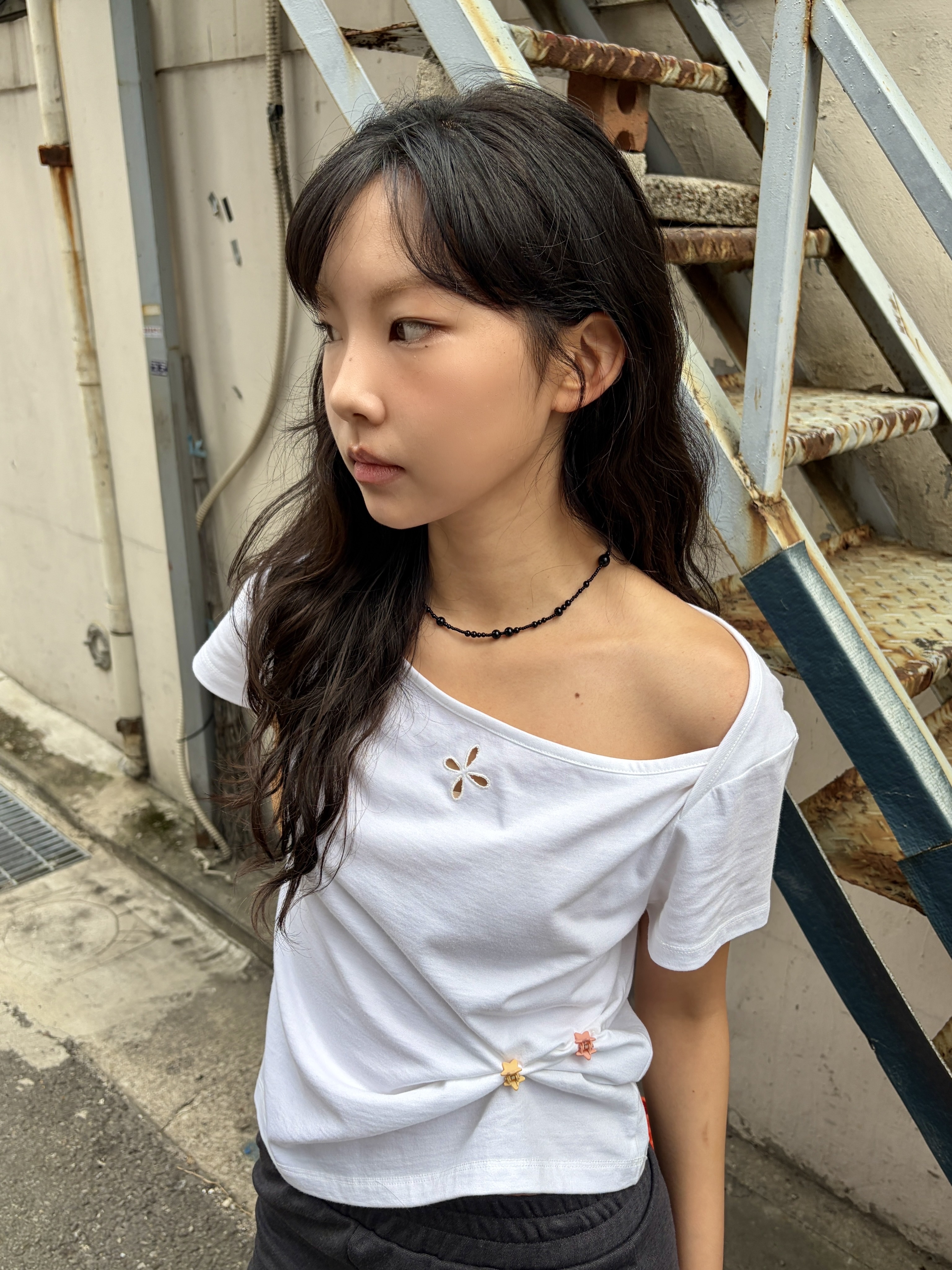 Riomeu Onyx Harmony Necklace 착용 스타일 - 4