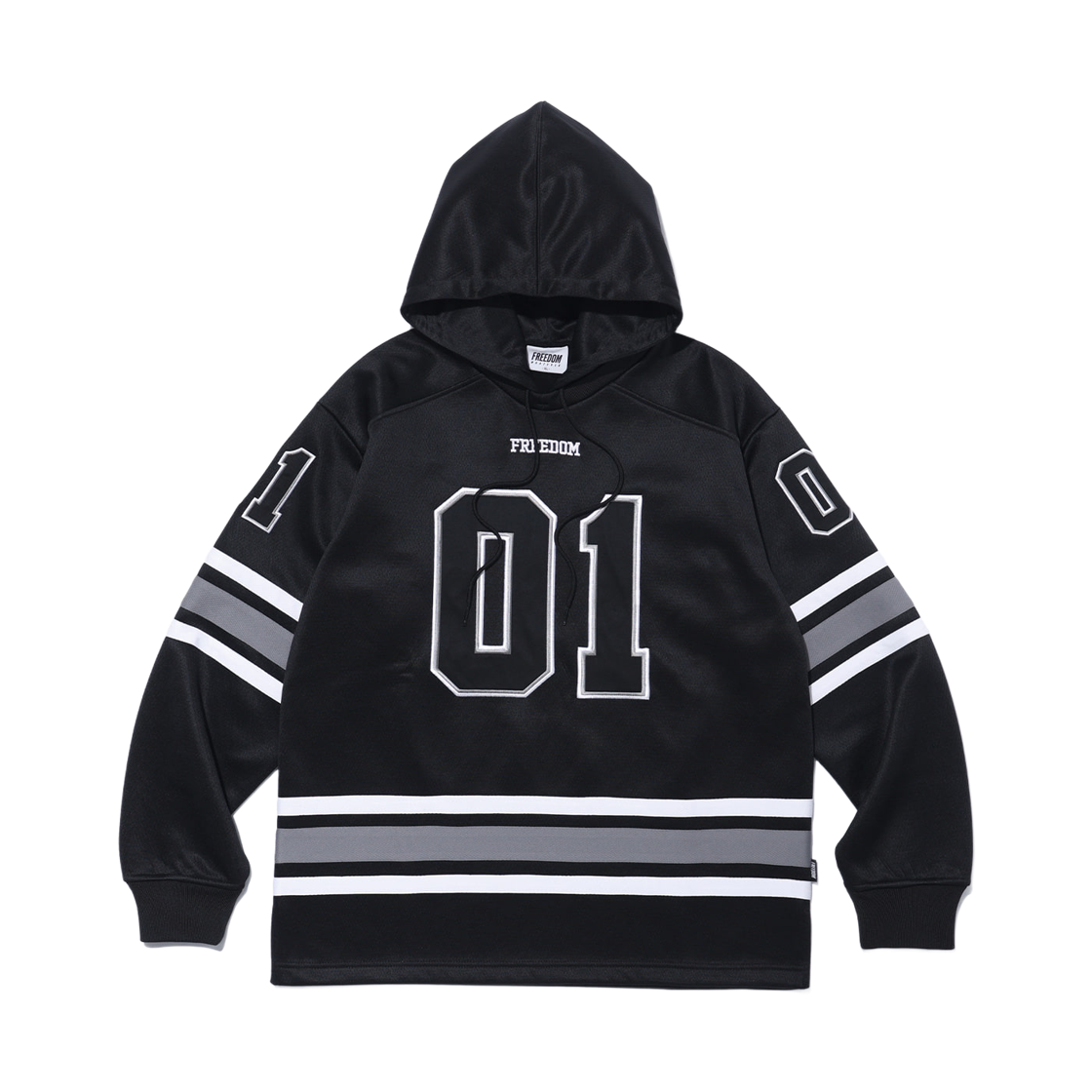 FD25WMHD0030BK FREEDOM Hockey Hood Jersey Black
