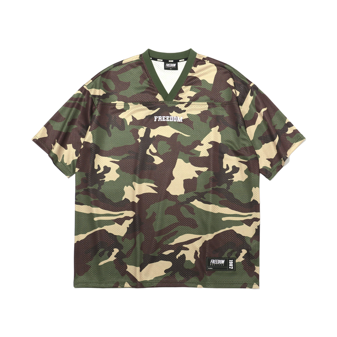 FD26MMTS008LCM FREEDOM Entire Mesh Rugby Jersey Light Camo