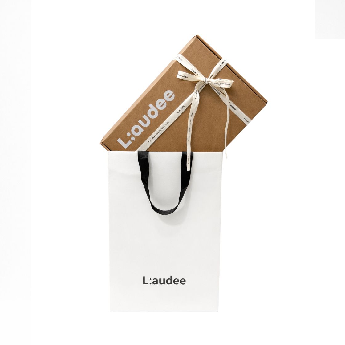 라우디 브라운 타월 세트(4P)(LAUDEE BROWN TOWEL GIFT SET) - 2