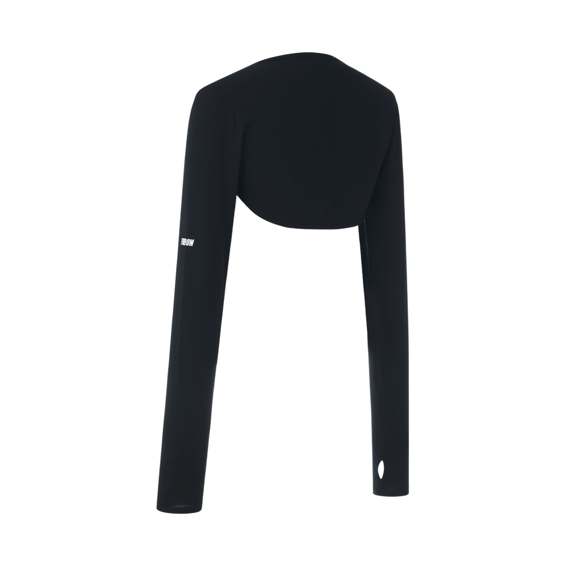 프리덤 모달 슬림 롱 슬리브 볼레로 블랙(FREEDOM Modal Slim Long Sleeve Bolero Black) - 2