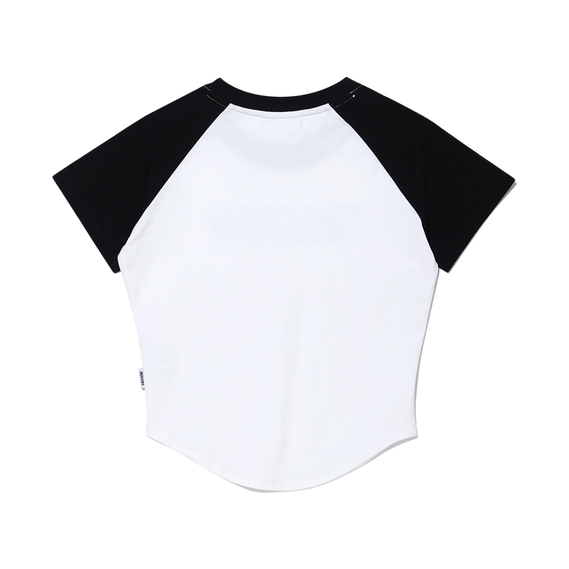 프리덤 우먼스 로고 래글런 티셔츠 블랙(FREEDOM Womens Logo Raglan Crop T-Shirts Black) - 2