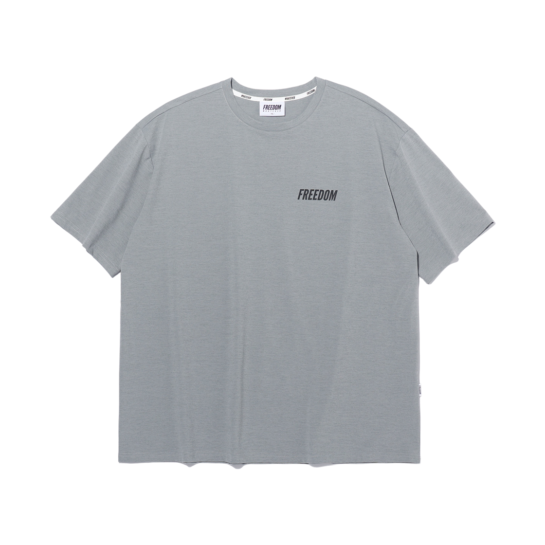 FD26MMTS0020GY FREEDOM Essential Semi-Overfit T-shirt Gray