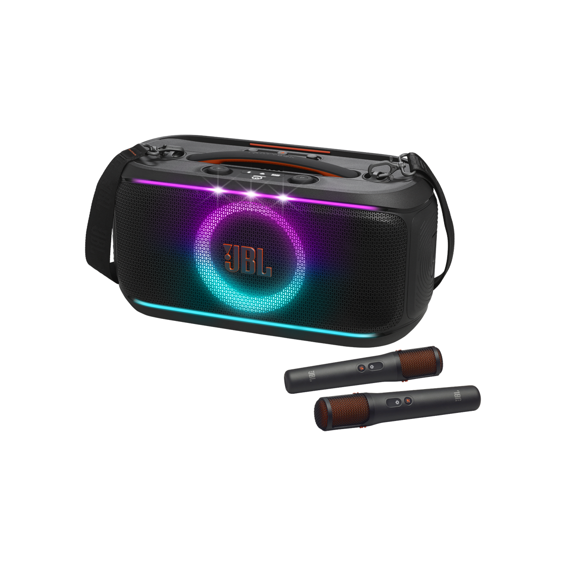 제이비엘 PARTYBOX ON THE GO2 PLUS 온더고2 플러스 블루투스 스피커(삼성공식파트)(JBL PartyBox On-The-Go2 Plus Bluetooth Speaker)