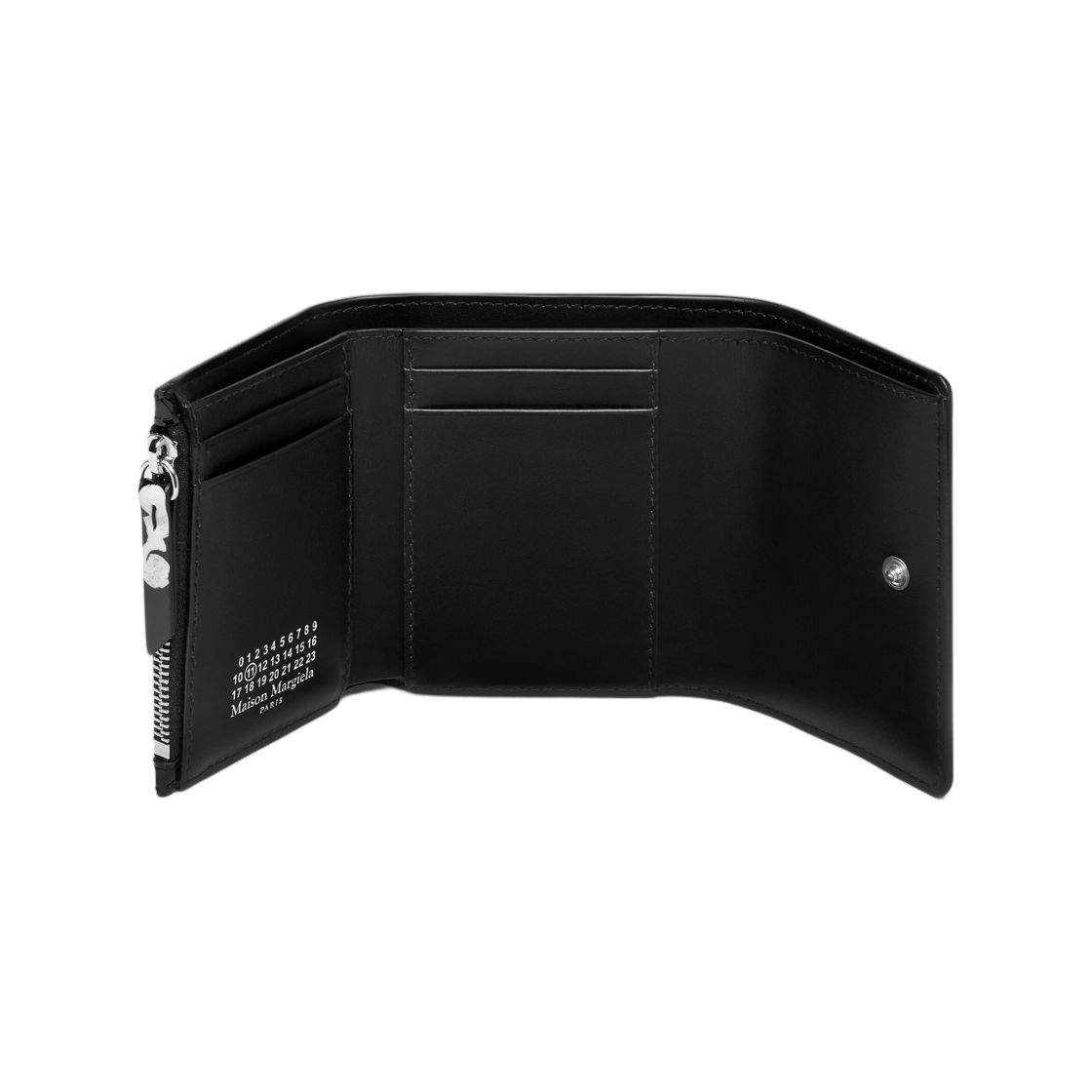 메종 마르지엘라 집 클립 월렛 블랙 화이트(Maison Margiela Zip Clip Wallet Black White) - 2