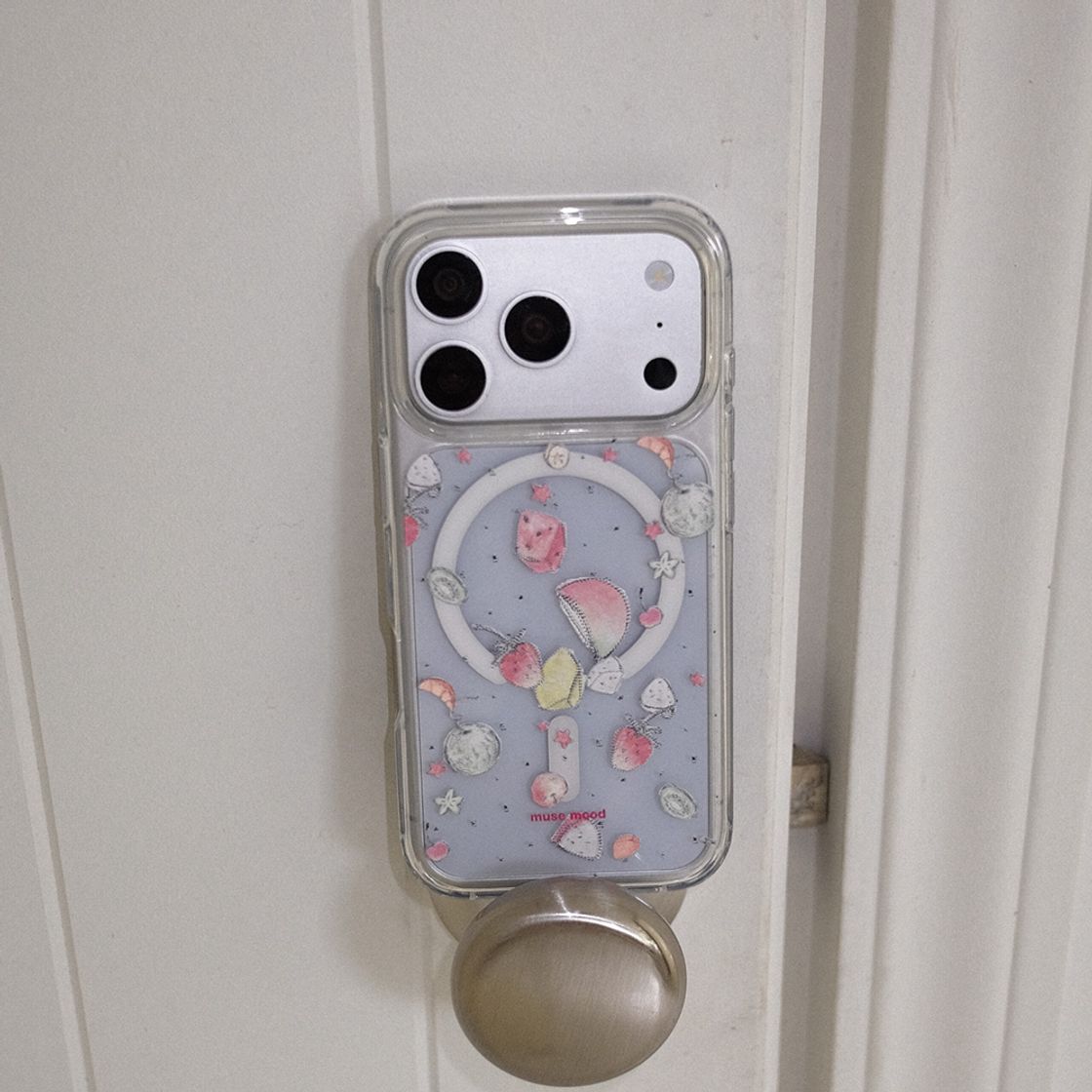 뮤즈무드 화채 맥세이프 클리어 휴대폰 케이스(Musemood Hwachae MagSafe Clear Phone Case) - 2