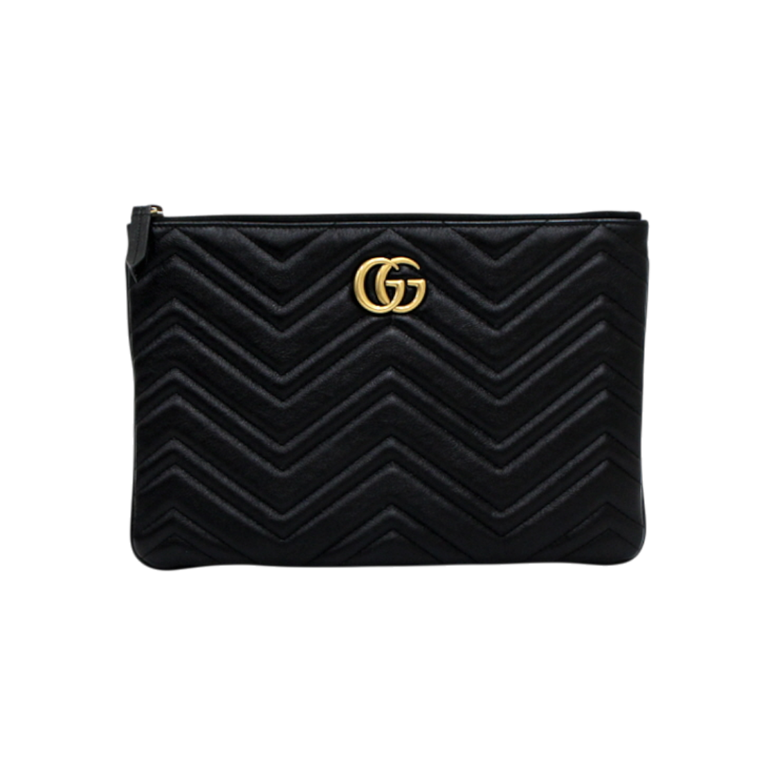 ITV84H6B7T3I Gucci 525541 GG Marmont Matelassé Pouch Clutch Bag