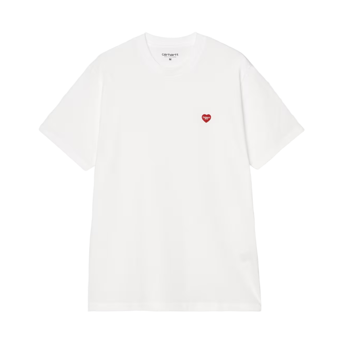 I037116-1WZ-XX Carhartt WIP S/S Small Heart T-Shirt White Red