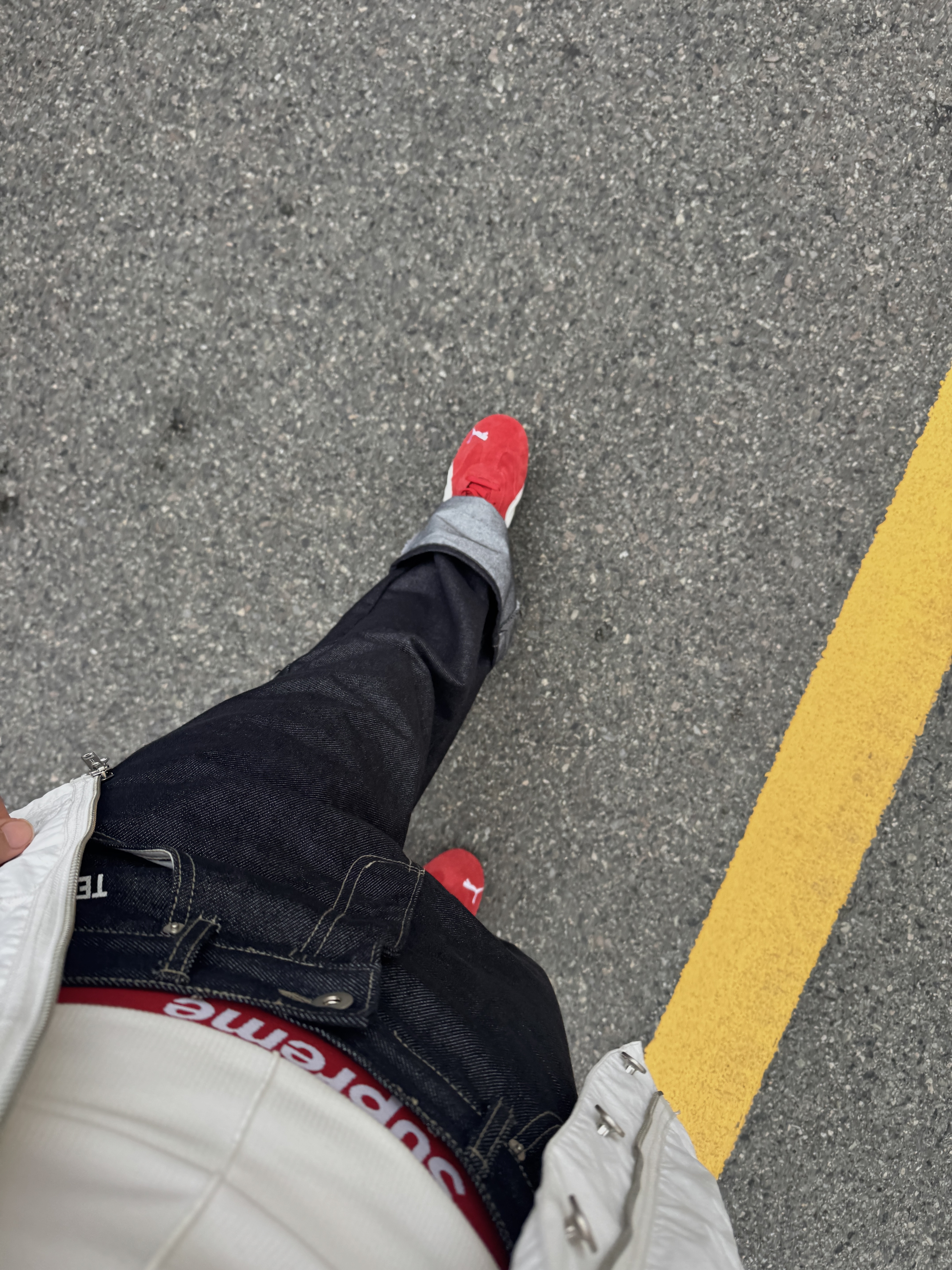 Puma Speedcat OG Red White, Supreme Hanes Boxer Briefs White (4 Pack) 착용 스타일 - 8