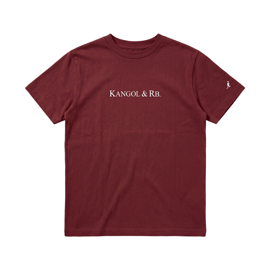 캉골 로고 숏슬리브 티셔츠 버건디(Kangol Logo Short Sleeve T-Shirt Burgundy)