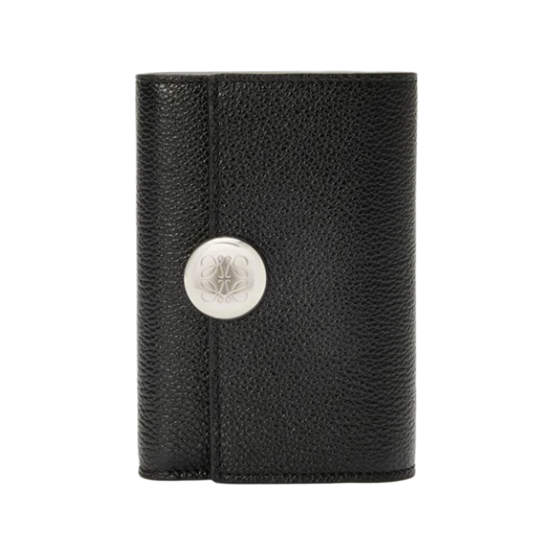 로에베 페블 그레인드 카프스킨 스몰 버티컬 월렛 블랙(Loewe Small Vertical Wallet in Pebble Grained Calfskin Black)