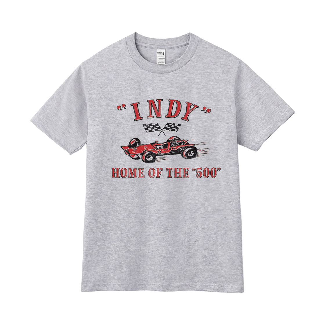 길단X빈티지컬렉션 인디500 티셔츠 그레이(GILDAN x Vintage Collection INDY 500 T-Shirt Grey)