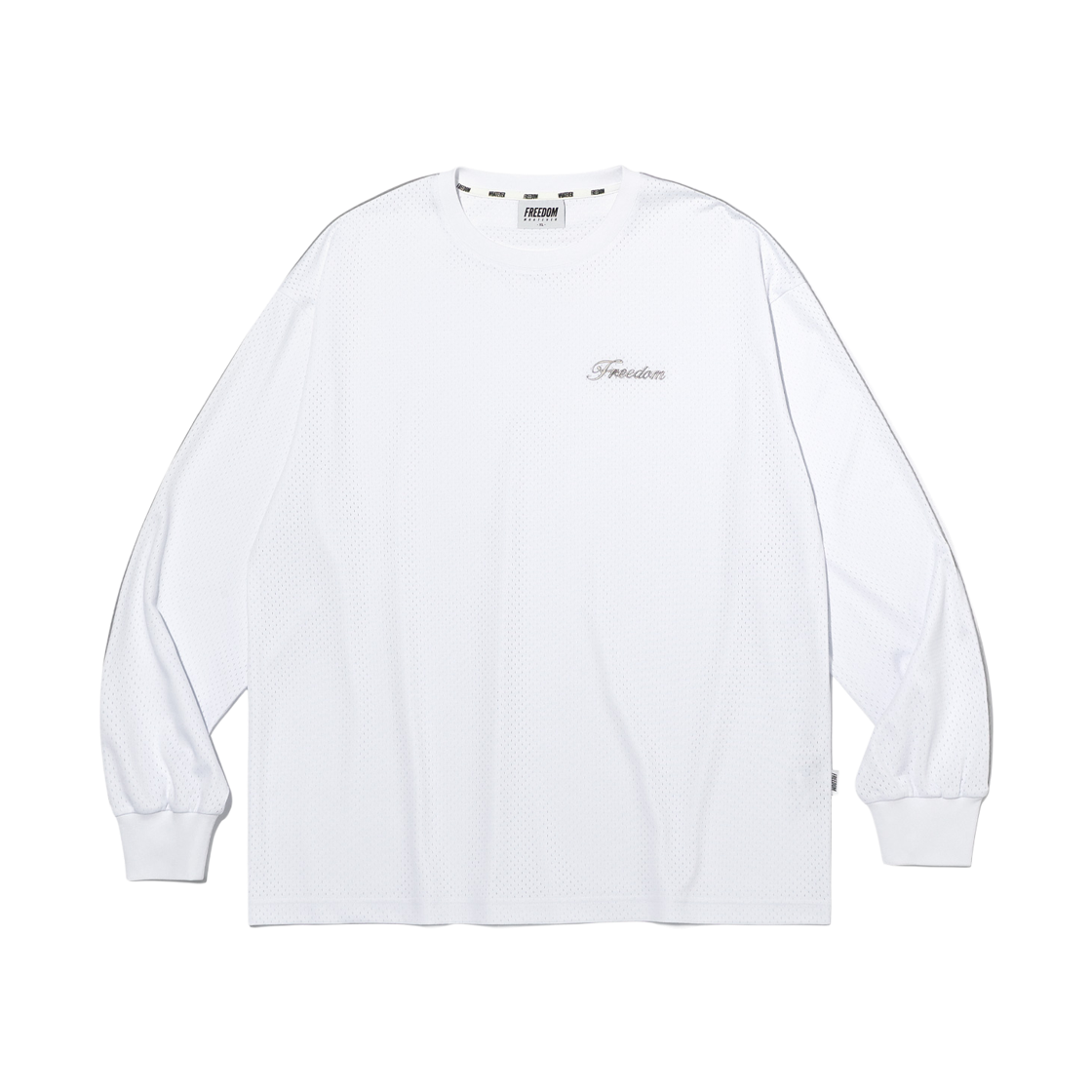 FD26SMLS0060WH FREEDOM Sideline Mesh Long Sleeve White