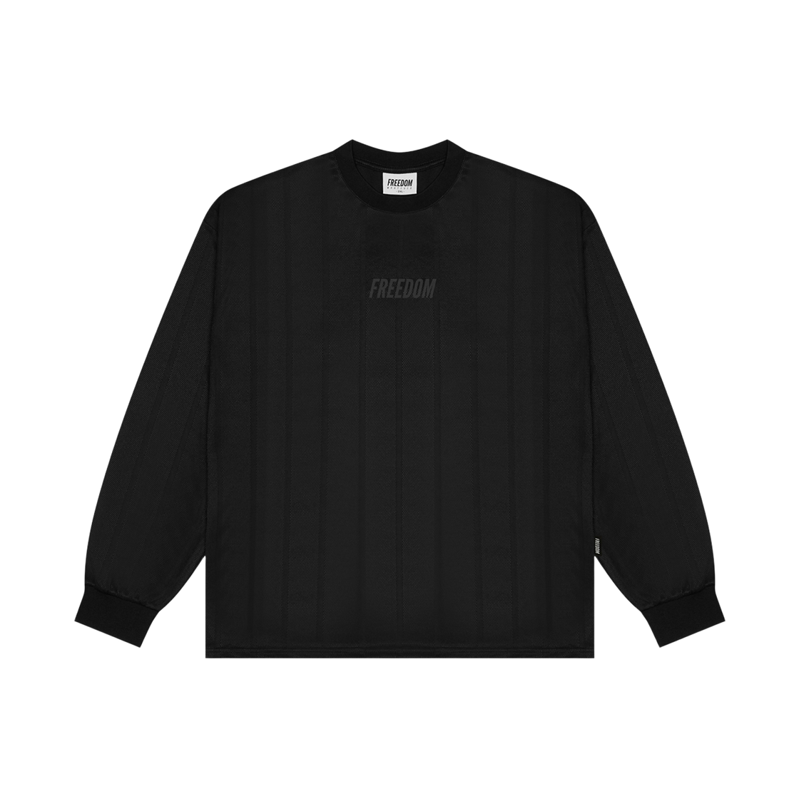 FD24SMLS0150BK FREEDOM FREEDOM Logo Coating Mesh Long Sleeve Black