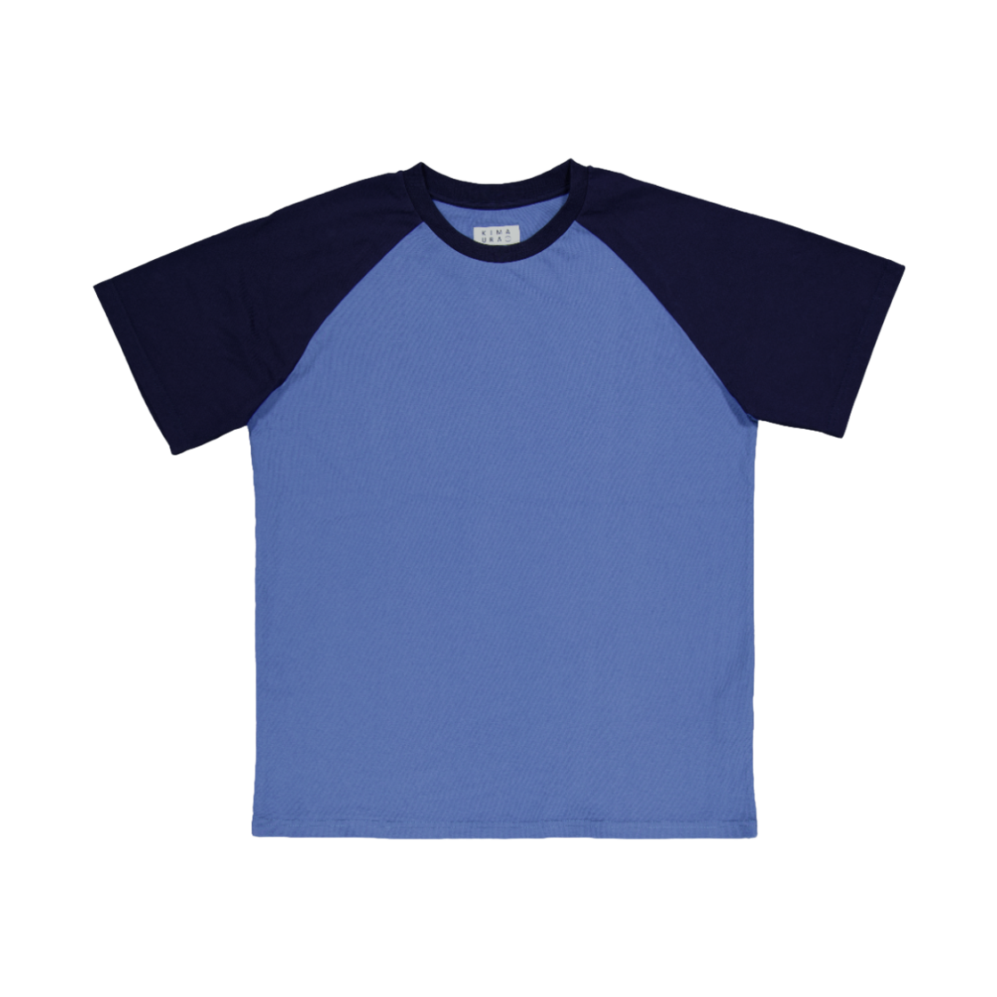 s005 kimaura Two-tone Raglan S/S Tee Sky Blue