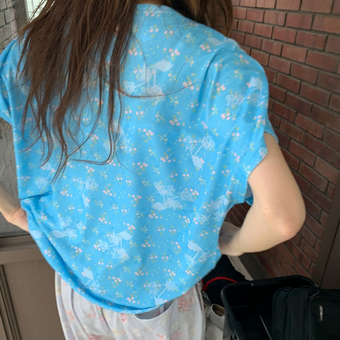 뮤즈무드 쿨 로즈 돌먼 티셔츠(Musemood Cool Rose Dolman Tee) - 5