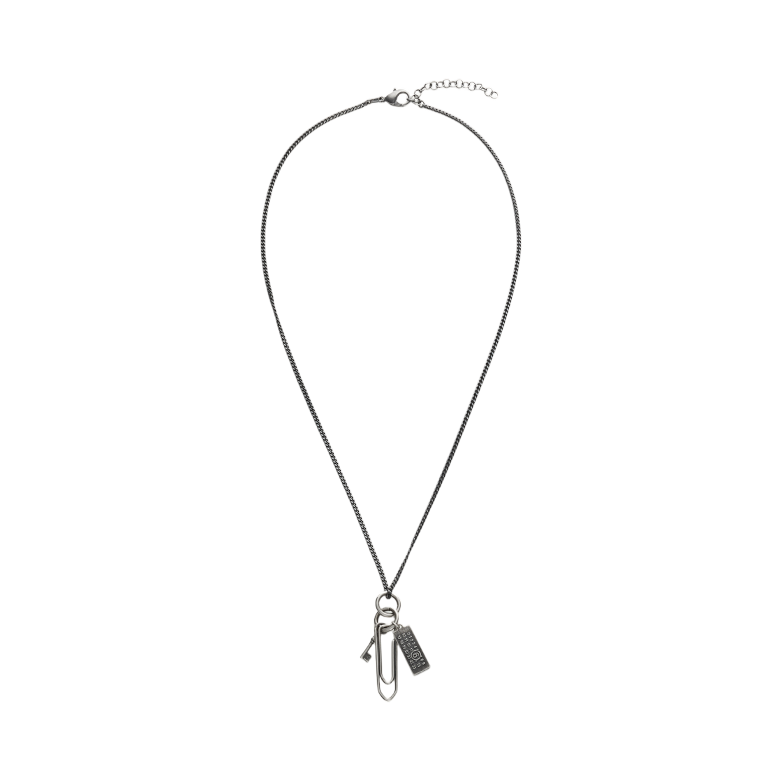 SM6UU0093P8601954 MM6 Maison Margiela Found Objects Necklace Gray