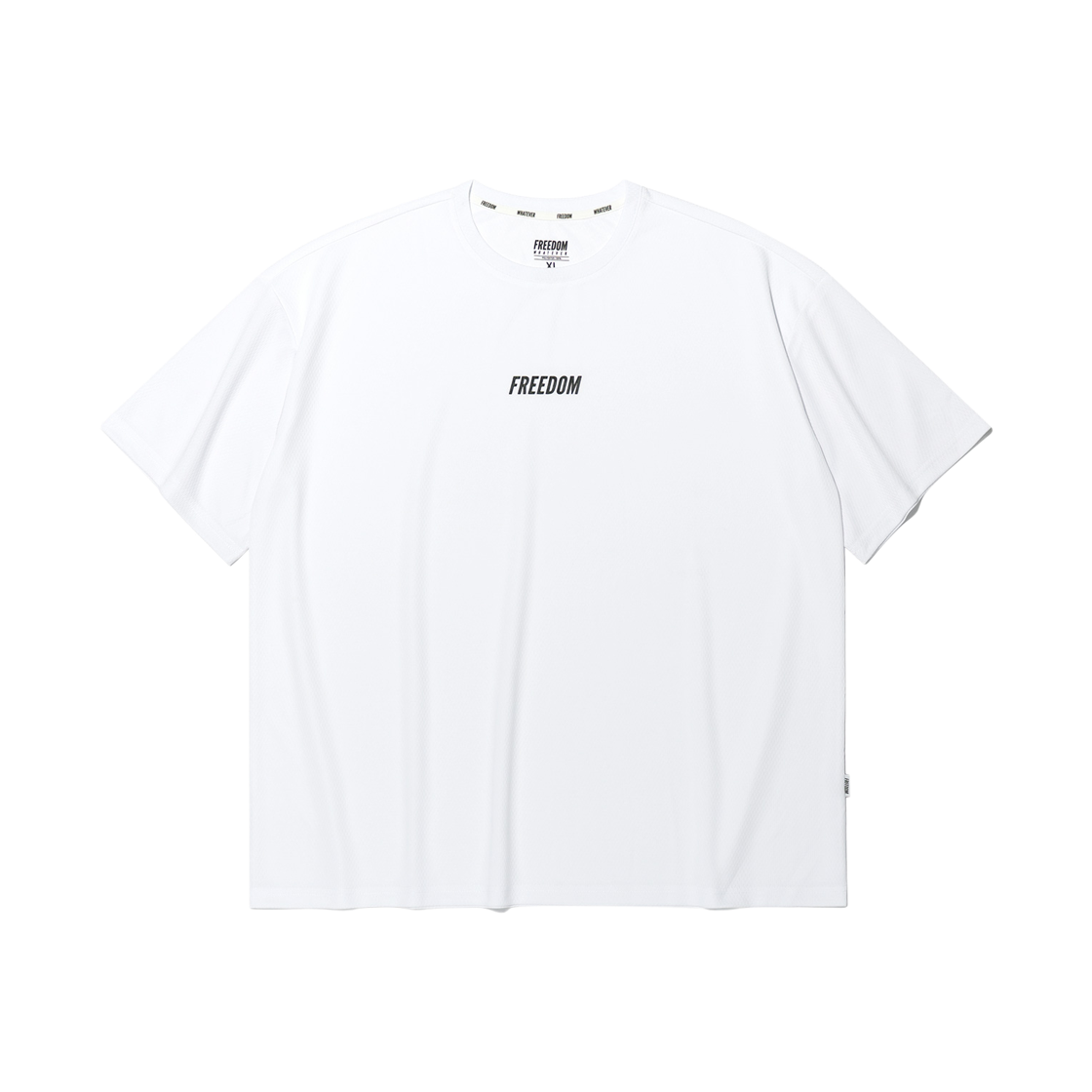 FD26MMTS0790WH FREEDOM Air Mesh Oversized T-shirt White