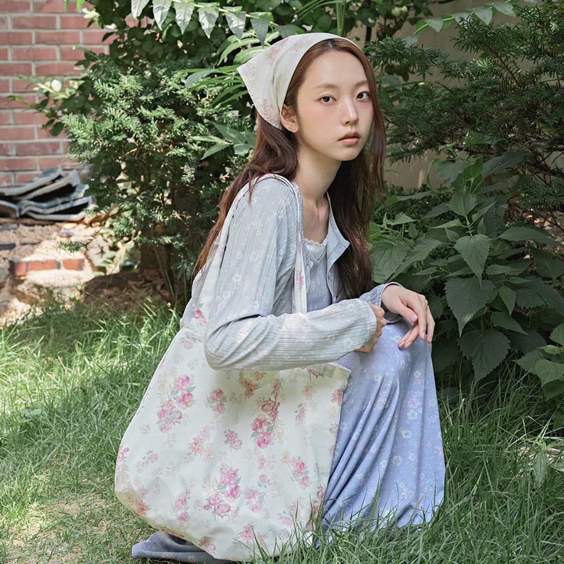 뮤즈무드 로즈 레터 가든 백(Musemood Rose Letter Garden Bag) - 4