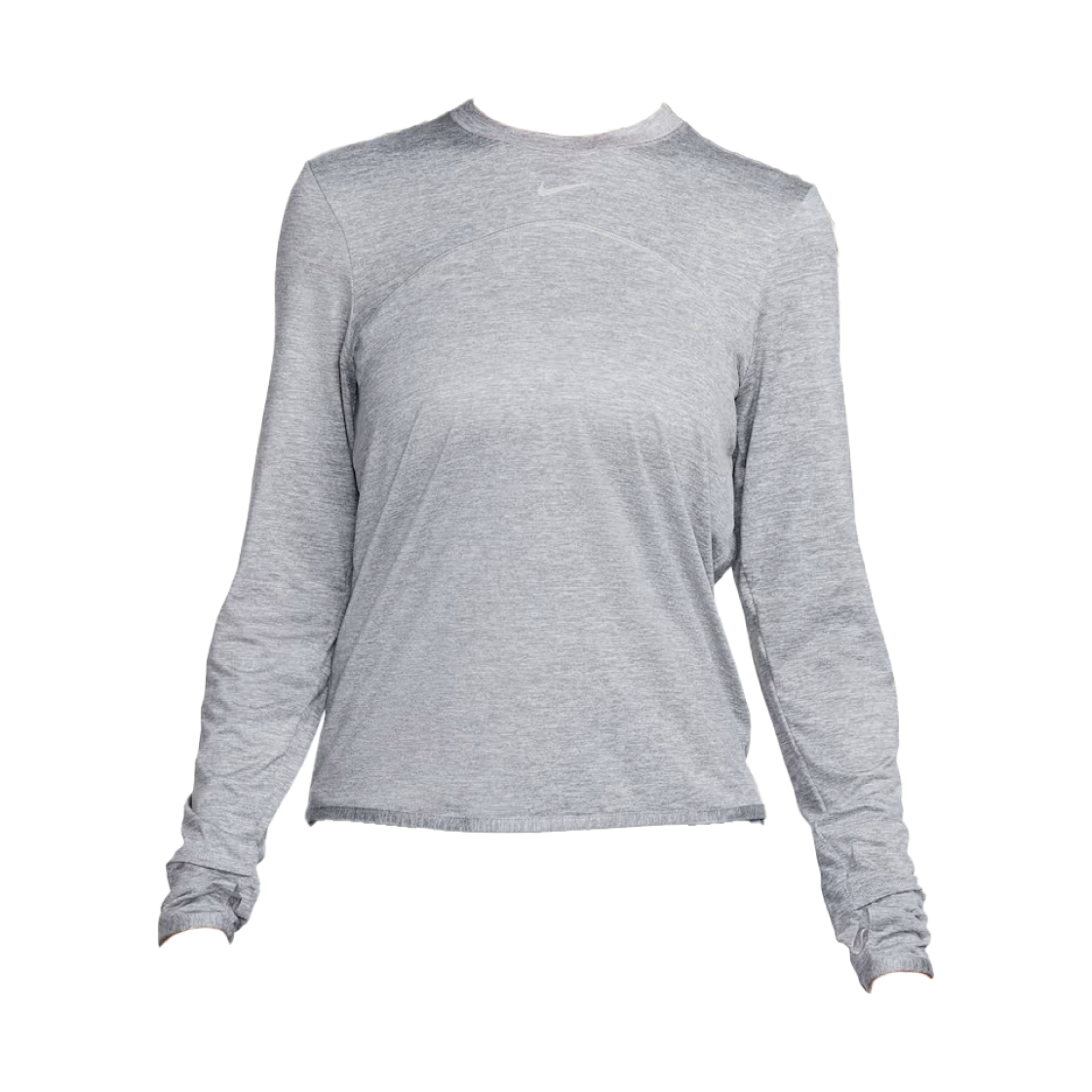FB4298-084 (W) Nike Dri-Fit Swift Element UV Crewneck Running Top Smoke Grey Light Smoke Grey - Asia