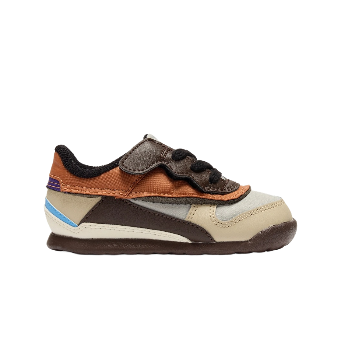 1184A088-020 (Kids) Onitsuka Tiger Admix Runner TS Oyster Grey Licorice Brown