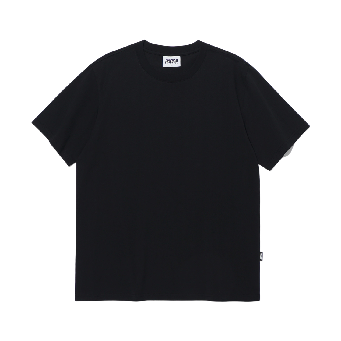 FD25LUTS0030BK FREEDOM Plain Musclefit T-Shirts Black