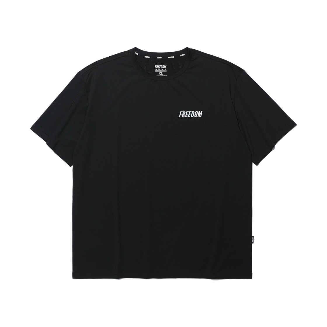 FD26MMTS0800BK FREEDOM Square Mesh Semi-Overfit T-shirt Black