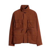 Lemaire Nubuck Reporter Jacket Cigar