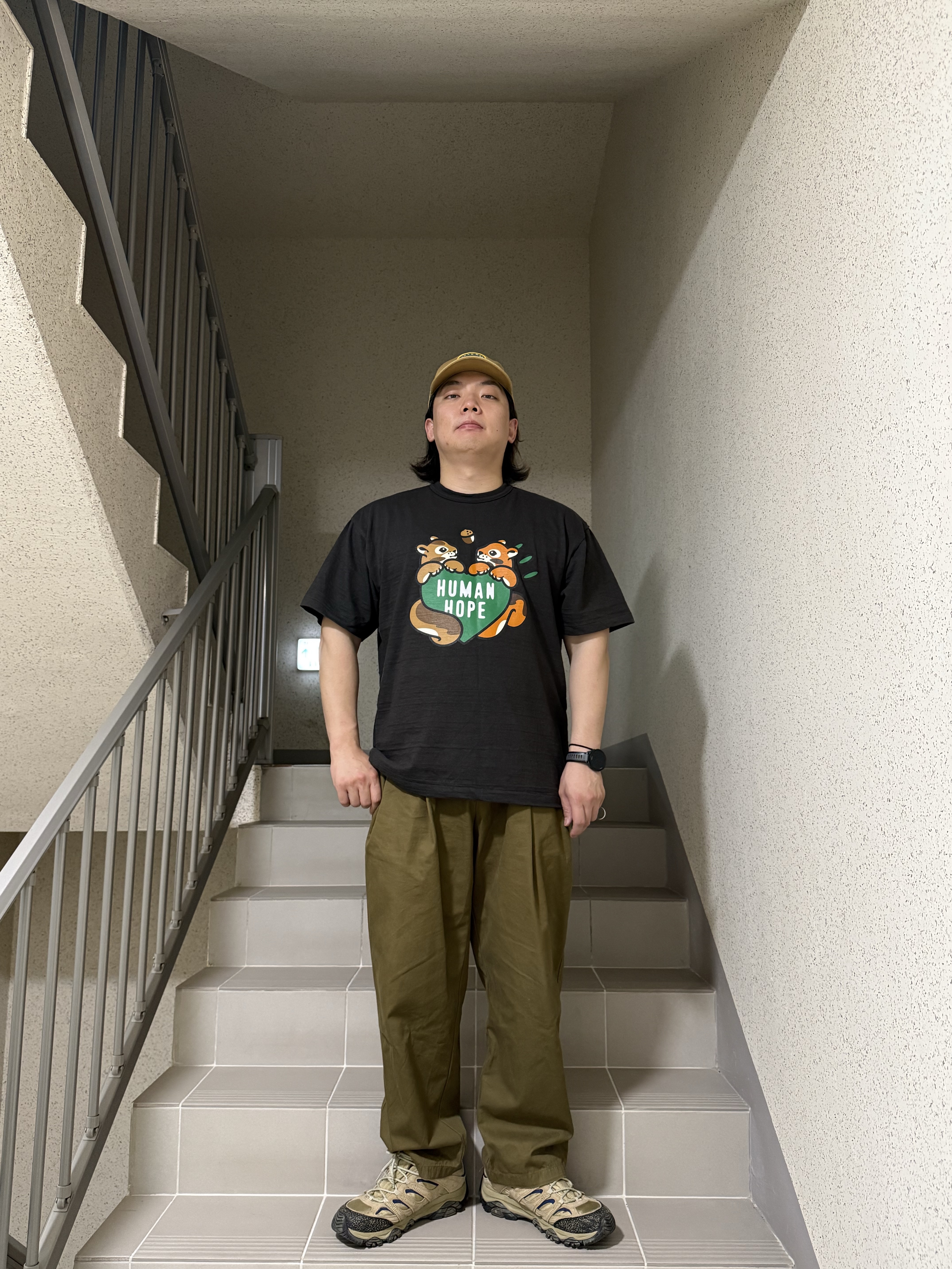 Merrell x Khakis Moab 3 Khaki 착용 스타일 - 5