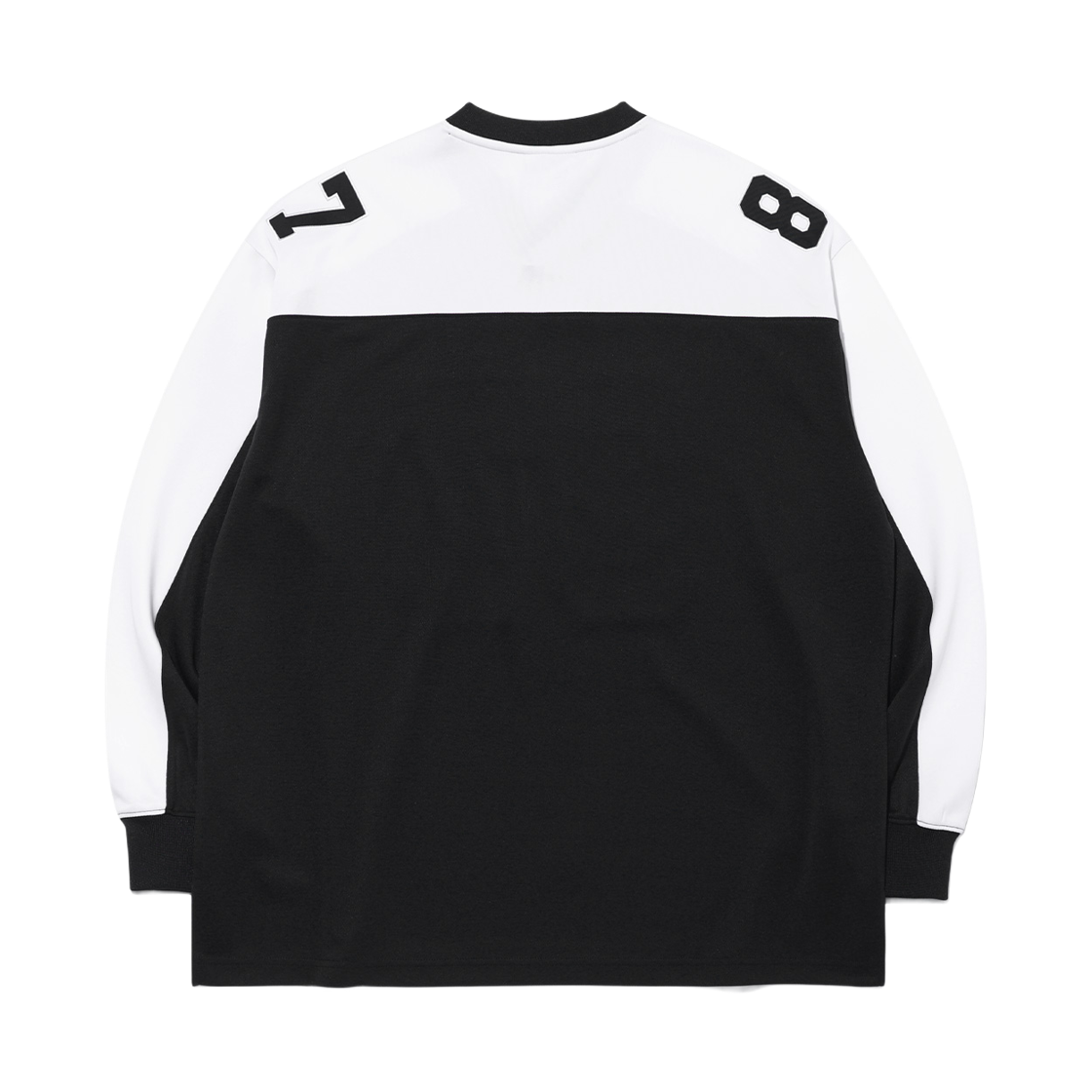 프리덤 롱 슬리브 럭비 져지 블랙/화이트(FREEDOM Long Sleeve Rugby Jersey Black/White) - 2