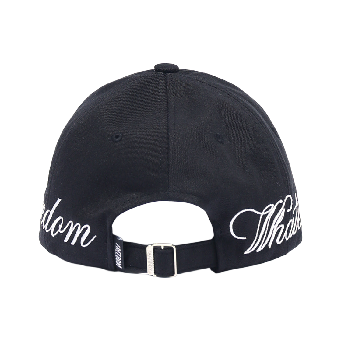 프리덤 빅 로고 사이드 스크립트 볼캡 블랙(FREEDOM Big Logo Side Script Ball Cap Black) - 2