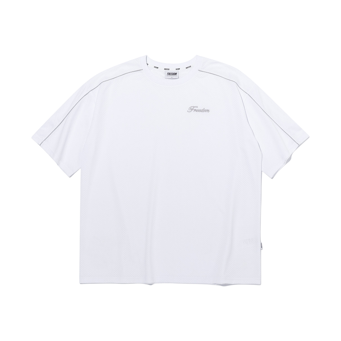 FD26MMTS0170WH FREEDOM Sideline Mesh T-shirt White