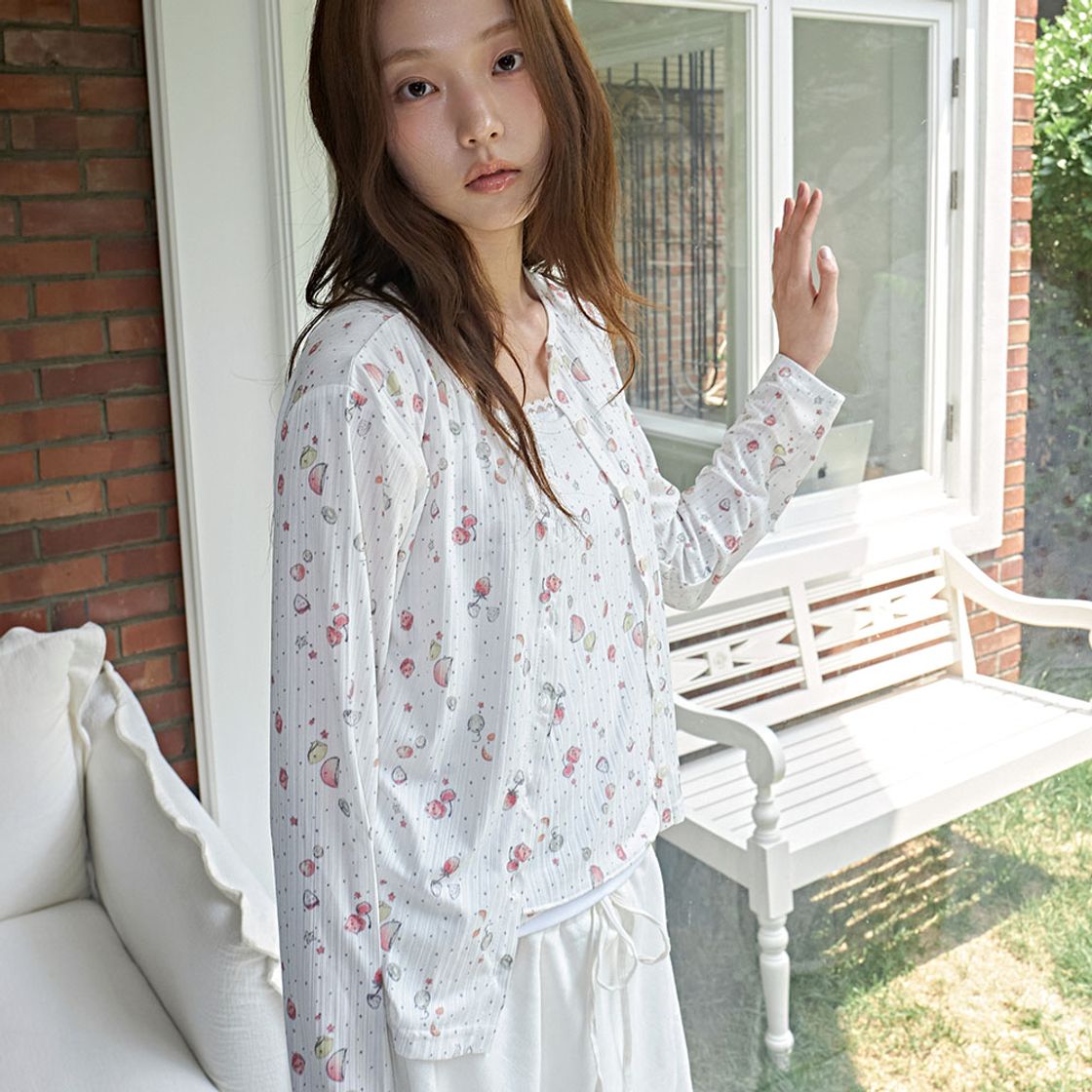 뮤즈무드 화채 가디건 나시 세트(Musemood Hwachae Cardigan & Cami Set) - 3