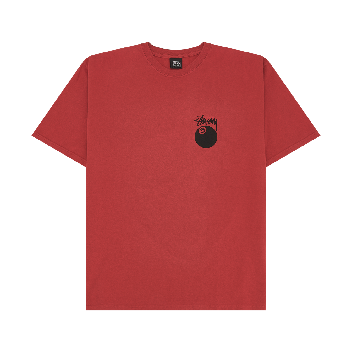 스투시 8볼 피그먼트 다이드 티셔츠 구아바(Stussy 8 Ball Pigment Dyed T-Shirt Guava) - 2