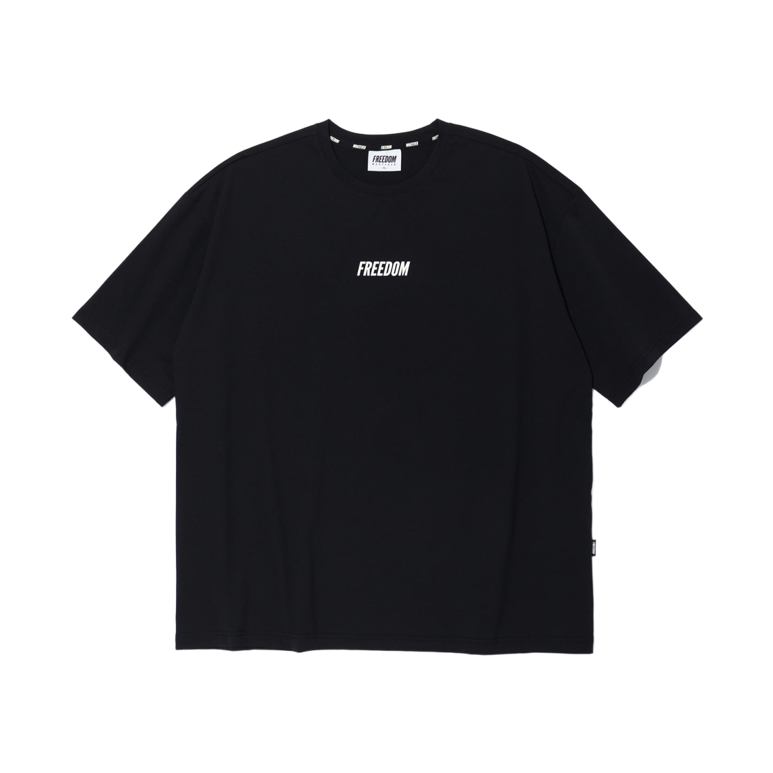 FD25LMTS0010BK FREEDOM Essential Overfit T-Shirts Black