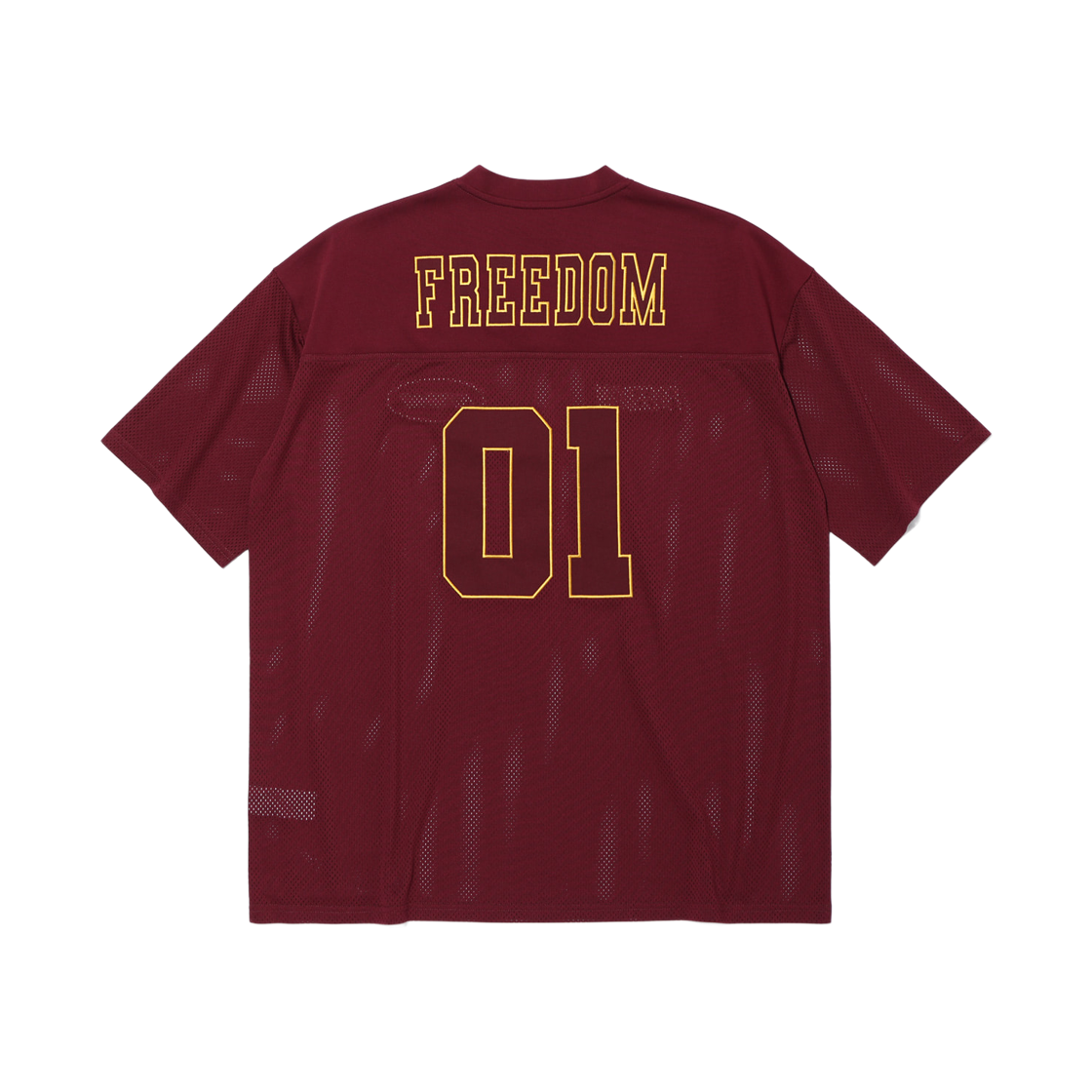 프리덤 프리덤 메쉬 럭비 져지 와인(FREEDOM FREEDOM Mesh Rugby Jersey Wine)