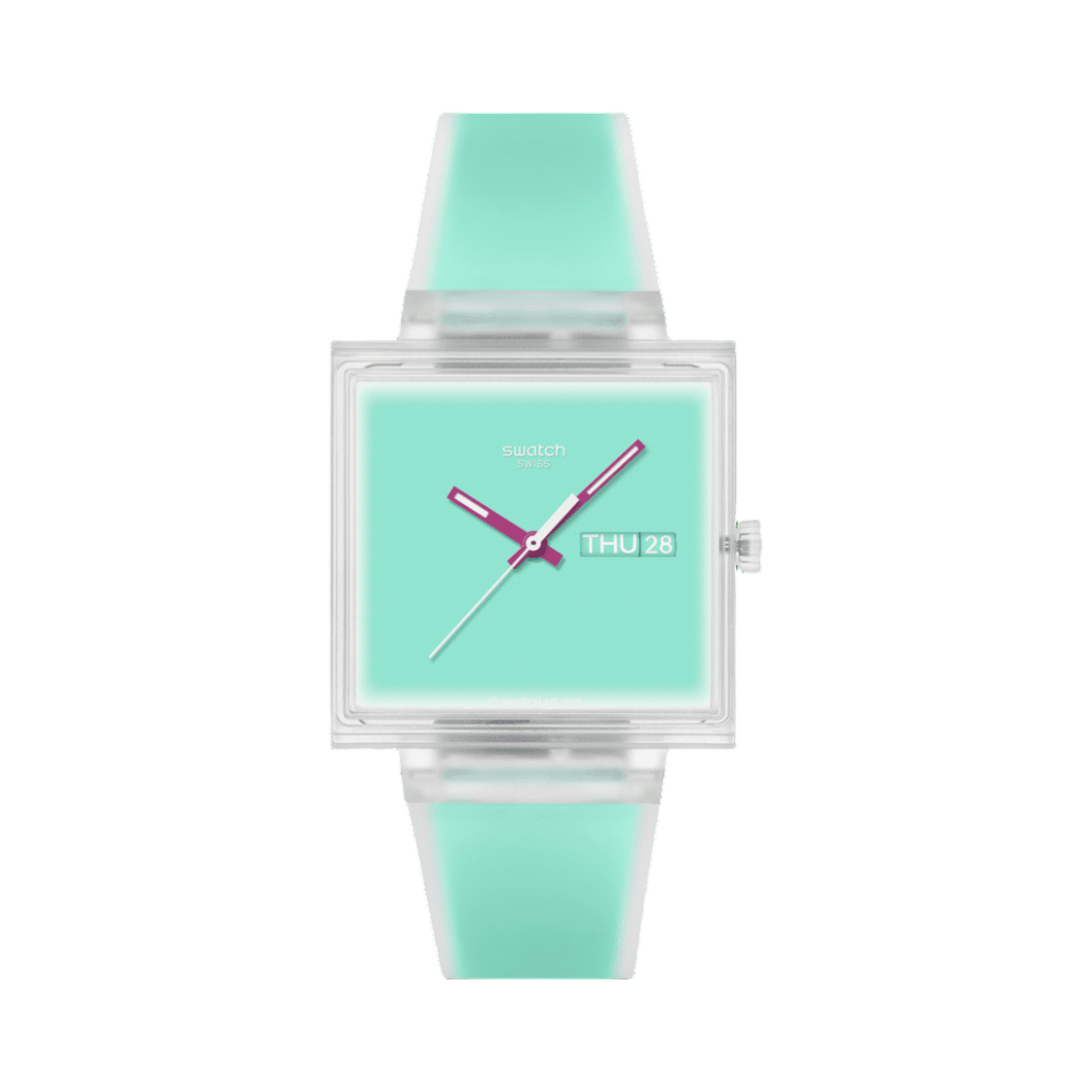 SO38K702 Swatch What If See Thru 41.8mm Quartz Mint
